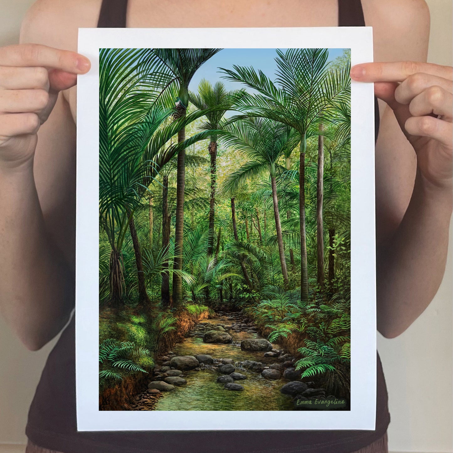 Waitaia Creek - Paper Print