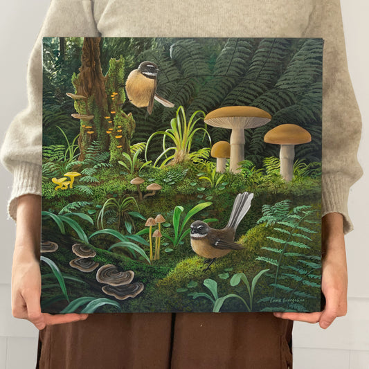 Fungi of the Forest - Canvas Print