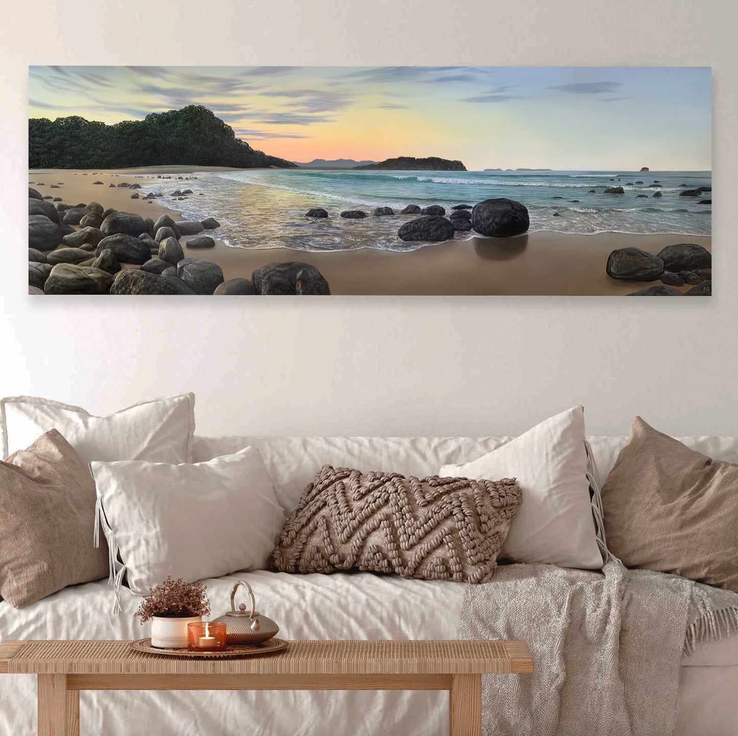 Hot Water Beach - Canvas Print