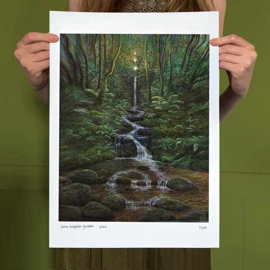 Small Unalome Landscape - A3 Print