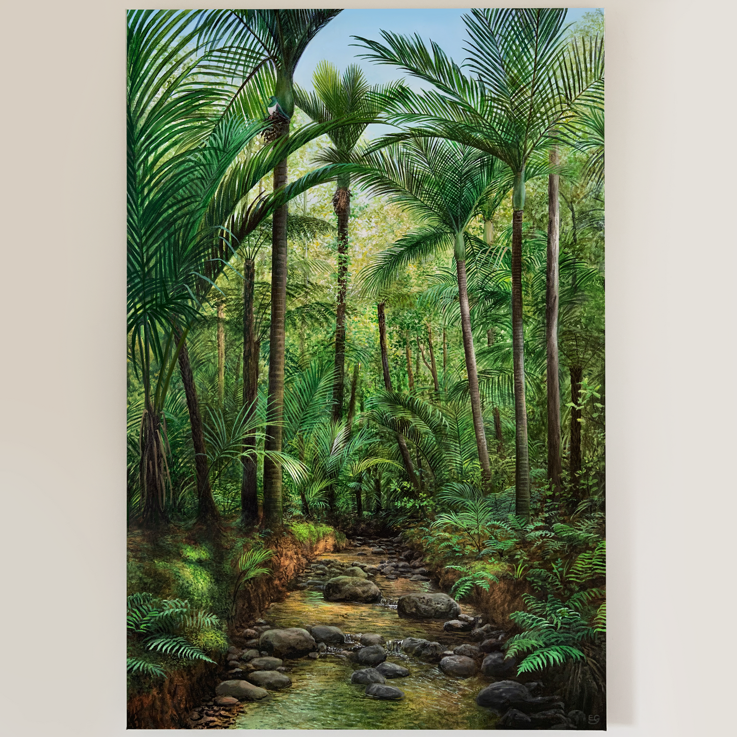Waitaia Creek Canvas Print - 500mm x 750mm
