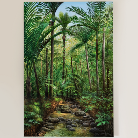 Waitaia Creek Canvas Print - 500mm x 750mm