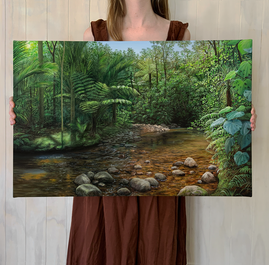 Colville Creek Canvas Print - 750mm x 500mm