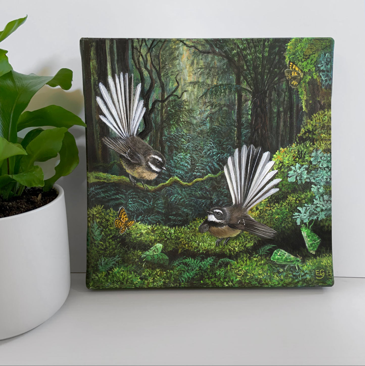 Fantail Fae - Canvas Print