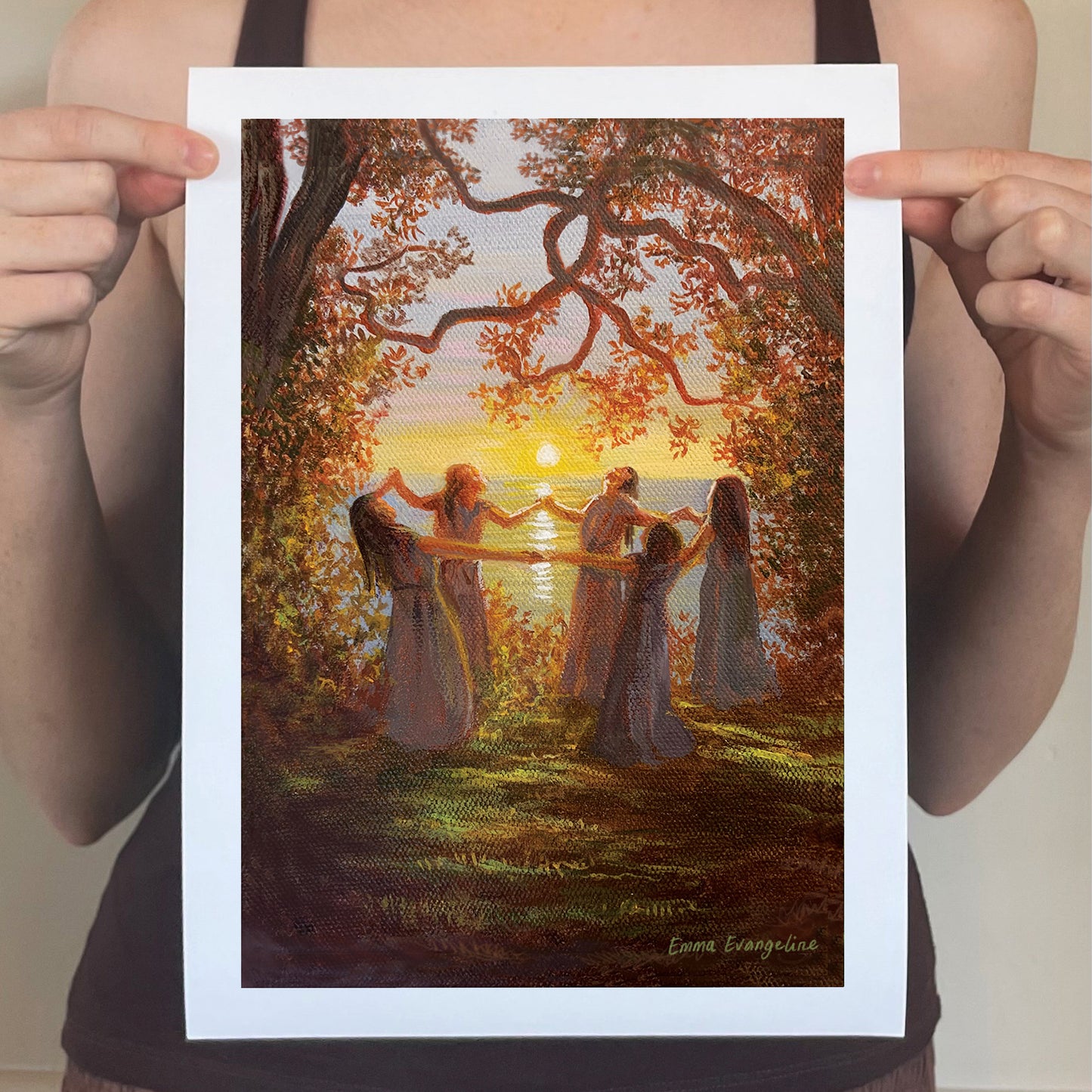 Sunset Circle - A4 Print