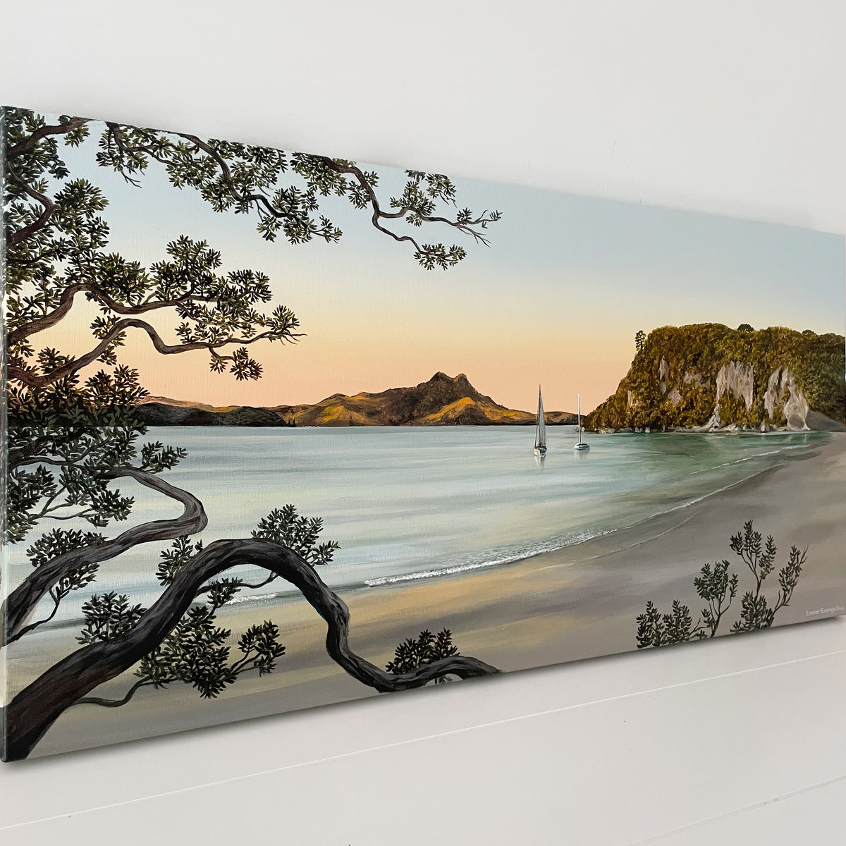 Flaxmill Bay at Sunset | Original Painting