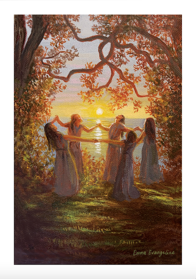 Sunset Circle - A4 Print