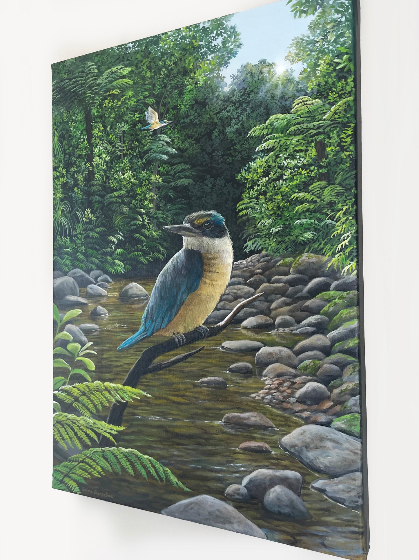 Kingfisher by The Creek | Original Painting