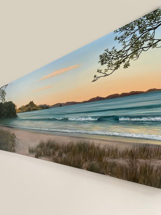Cooks Beach Sunset - Canvas Print