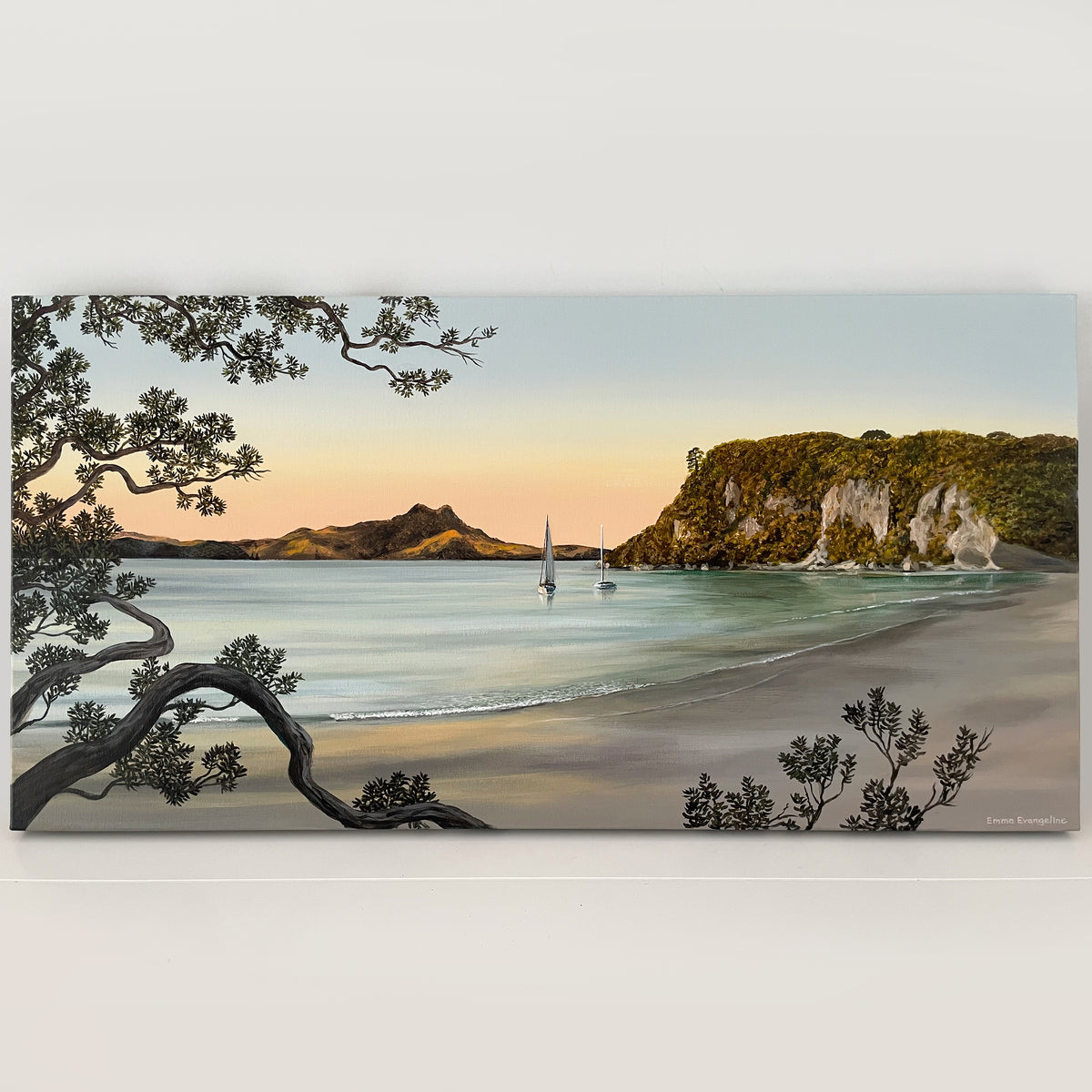 Flaxmill Bay at Sunset | Original Painting
