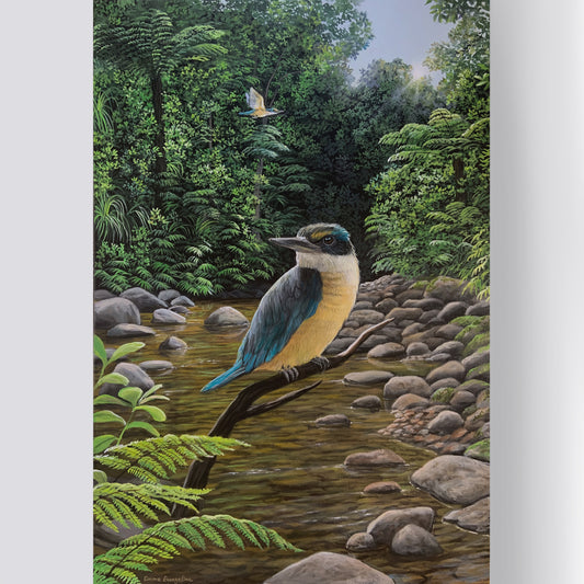 Kingfisher by The Creek | Original Painting