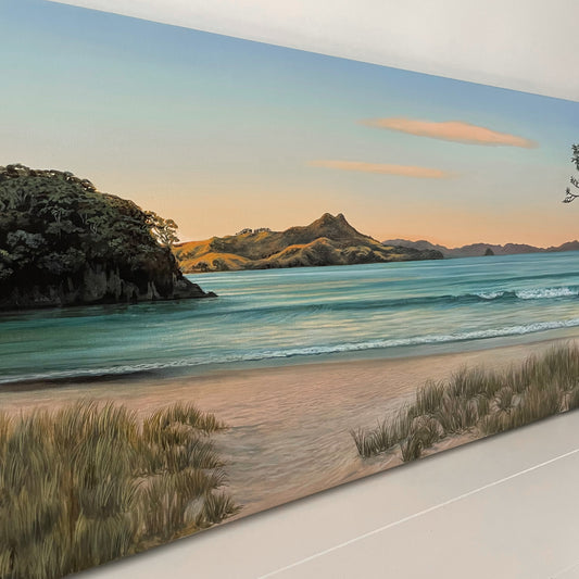 Cooks Beach Sunset - Canvas Print
