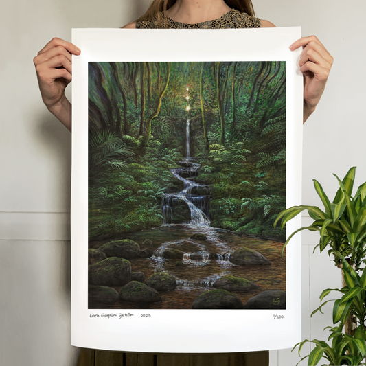 Large Unalome Landscape - A2 Print