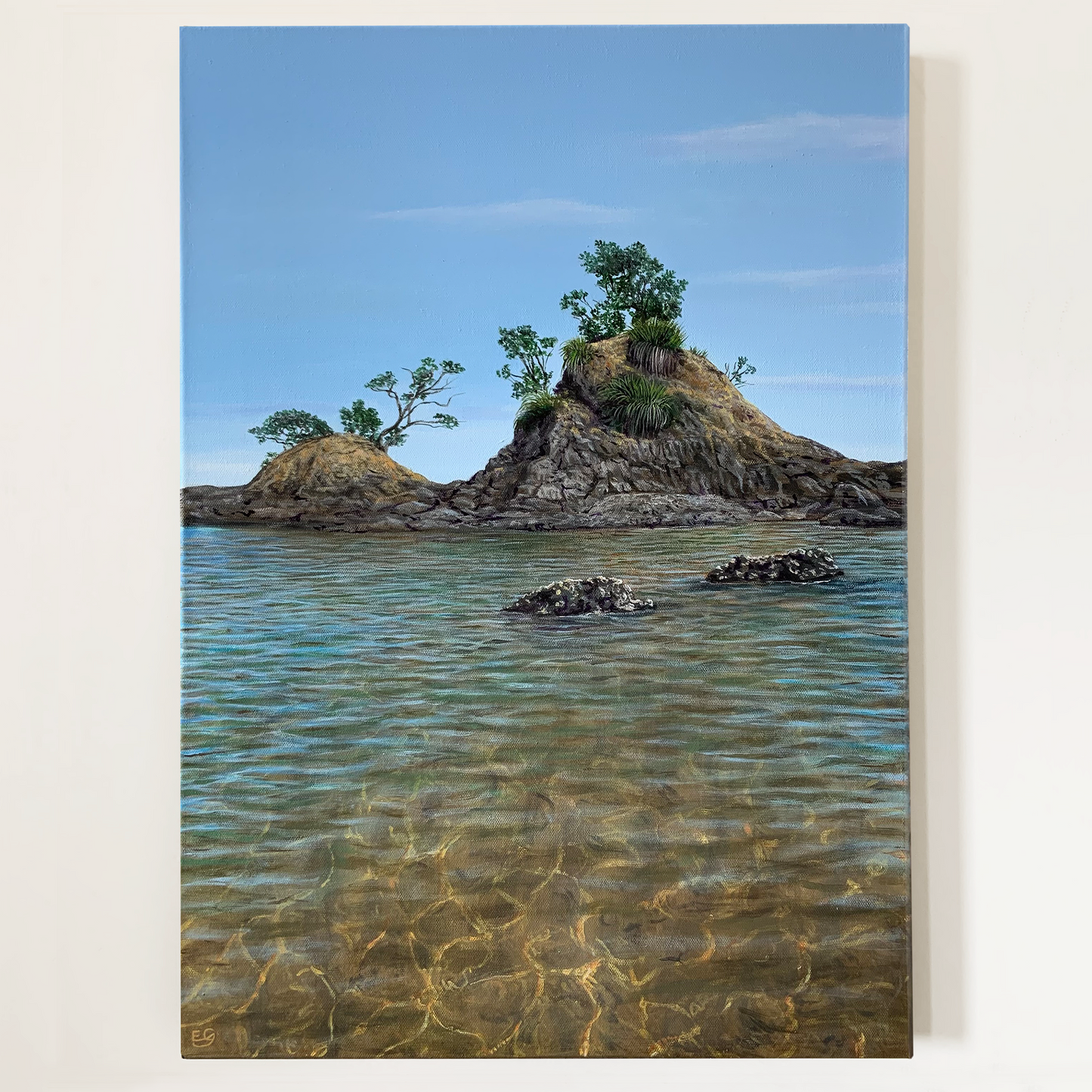 Kuaotunu Rocks - Canvas Print